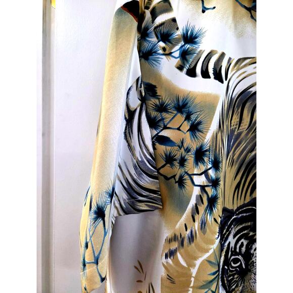 NWT Oscar Misa Tiger Aloha Hawaiian; Tropical Shirts. Wonderful Graphics Sz XL - Picture 3 of 8